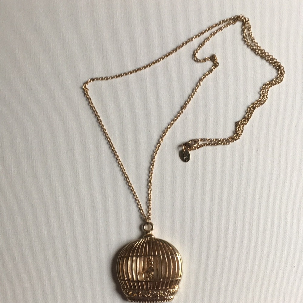 Bird Cage Necklace By Claire’s